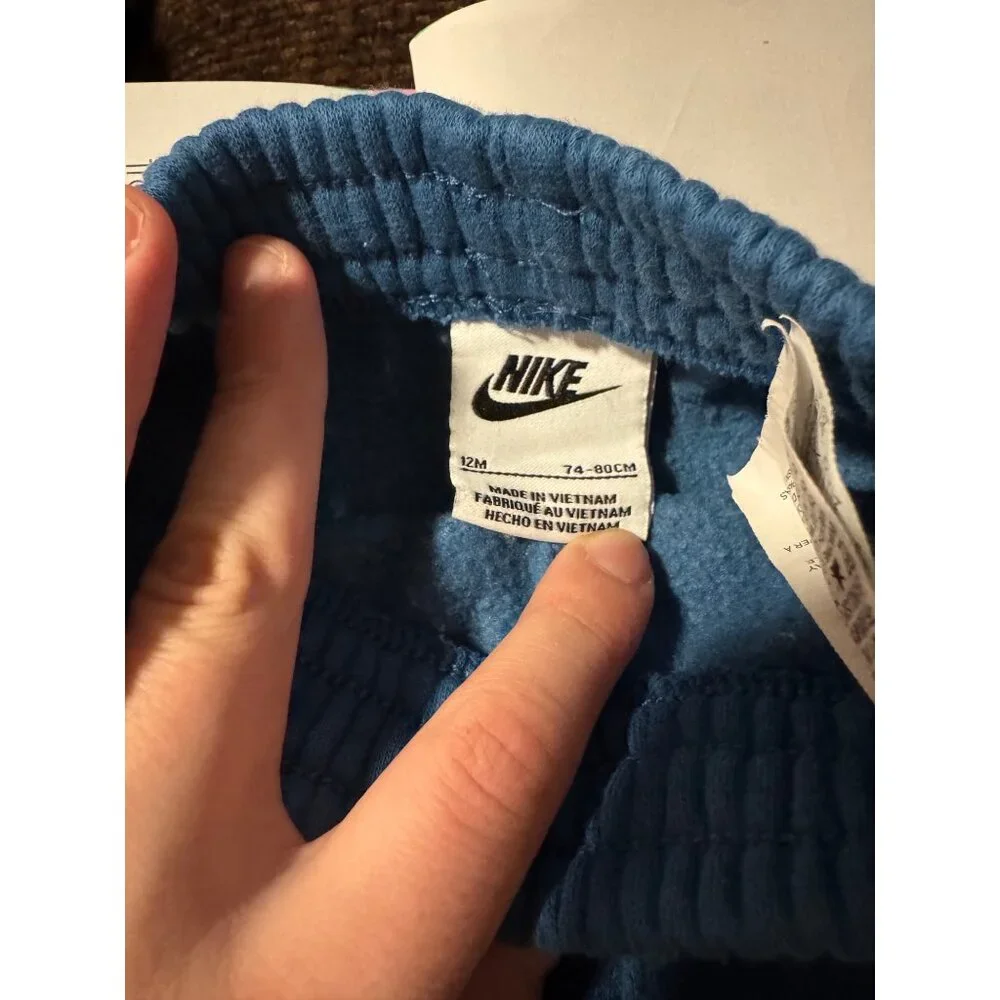 Nike Infant Blue Joggers 12 Months Boy